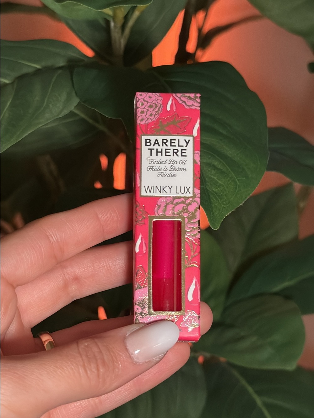 WINKY LUX Barely There Tinted Lip Oil — Bright Pink